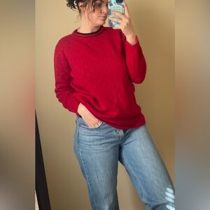 Bobbie Brooks Vibrant Red Roll Neck Sweater